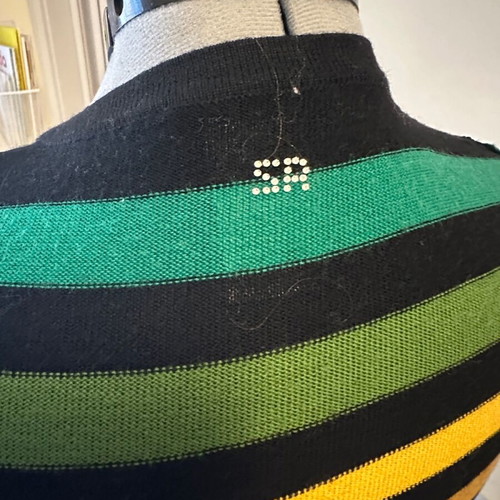 Sonia Rykiel Paris girl cardigan like new, colorful, merino wool age 14