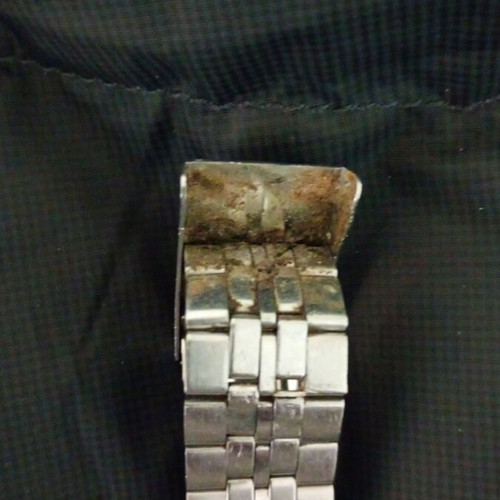 Vintage men's Seiko watch used, silver