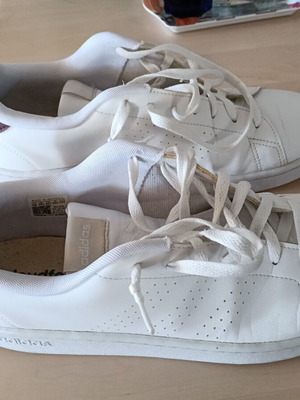 Adidas Advantage sneakers used, size 46 2/3, white