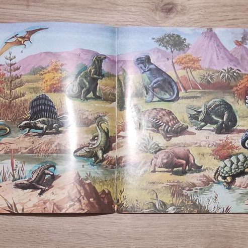 Panini Super Zoo 1975 album used, completed