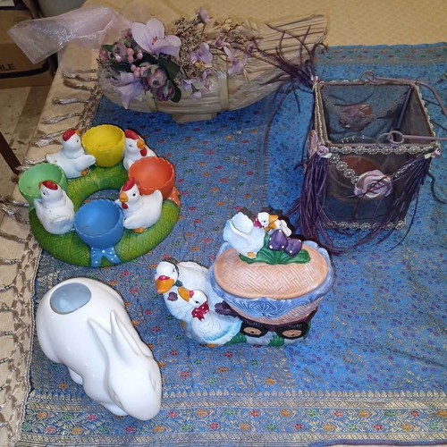 Easter decorations used