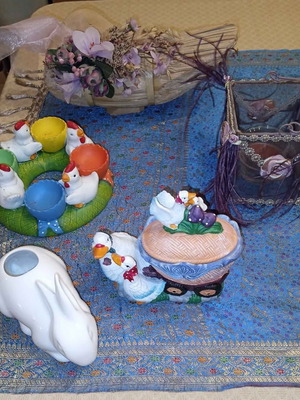 Easter decorations used