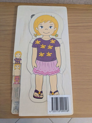 Wooden multilayer anatomy puzzle new