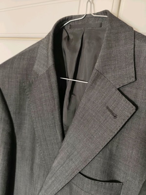 Men's jacket dark grey like new, size S