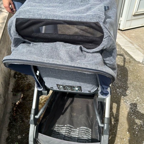 Inglesina Aptica stroller like new, blue gray with accessories