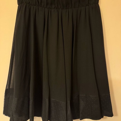 Zara black knee-length skirt like new