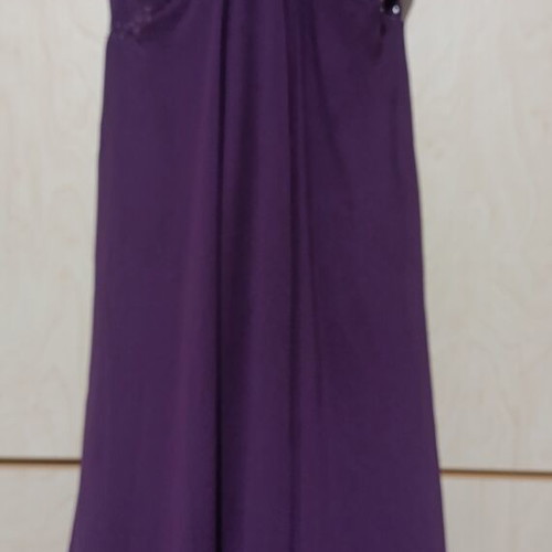 Purple Maxi Evening Dress Theofili Size L Like New