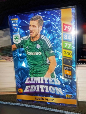 Ruben Perez Limited Edition PAO F.C 2025 Adrenalyn XL FIFA 365 σαν καινούργιο