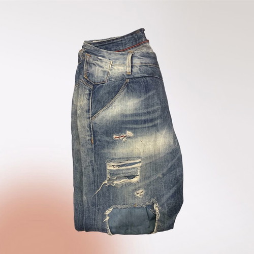 Back2jeans women's ripped jeans used