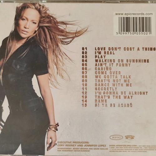 J.Lo CD excellent condition, Jennifer Lopez, pop