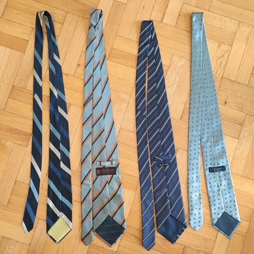 Ties used, pack of 4 pieces