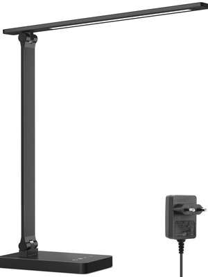 Lepro LED Table Lamp like new, 750 lm, 3 colors, 5 brightness levels, black