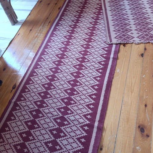 Woven runner used, 60 years old, 4 meters by 50 centimeters