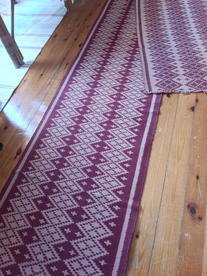 Woven runner used, 60 years old, 4 meters by 50 centimeters