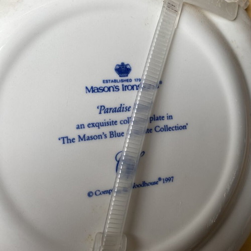 Mason's Ironstone Paradise Bird Decorative Plate like new