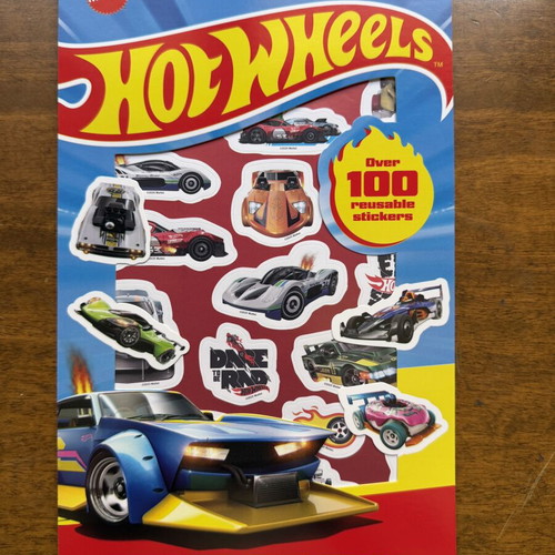 Hot Wheels Sticker Fun over 100 Reusable Stickers Mattel new