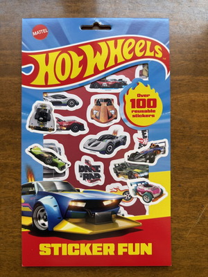 Hot Wheels Sticker Fun over 100 Reusable Stickers Mattel new