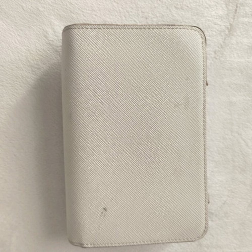 Alviero Martini 1a Classe wallet used, white and beige