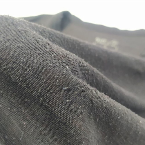 Simple black blouse used, size M, with short sleeves
