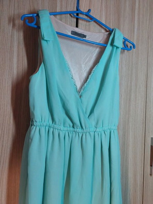Toi&Moi dress turquoise, like new, sizes M/L