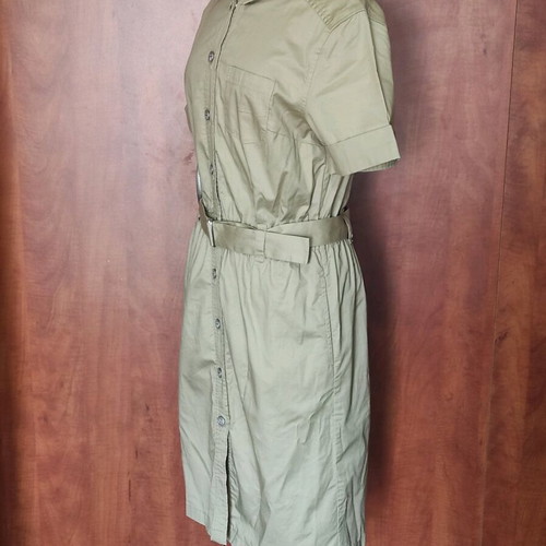 Little Island Heritage Shirt Dress like new, beige, size Medium