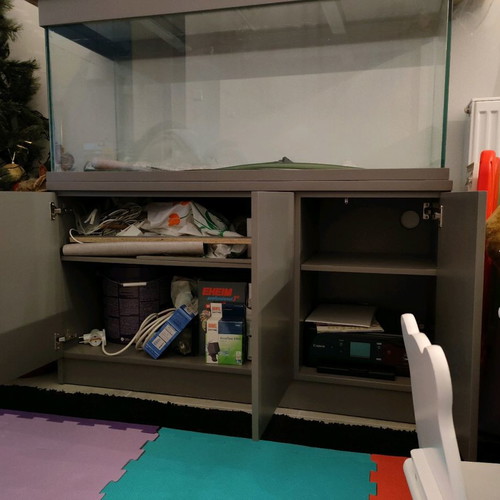 Aquarium 330 liters new with custom-made stand