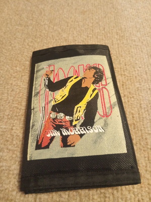 Jim Morrison Wallet like new, black