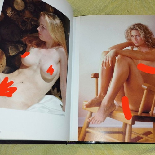 Shaven or Unshaven Hardcover book like new, erotic photography