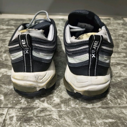 Nike Air Max 97 athletic shoes used, size 42, black and white