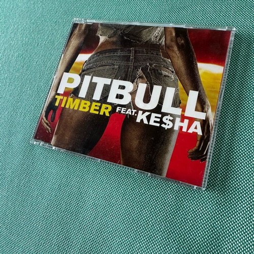 Pitbull & Kesha Timber CD single like new, pop
