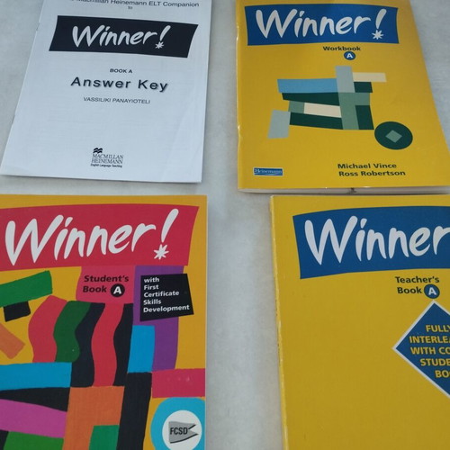 Winner! Book A English Learning Set like new by Michael Vince