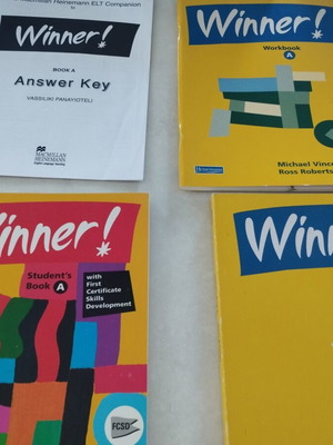 Winner! Book A English Learning Set like new by Michael Vince