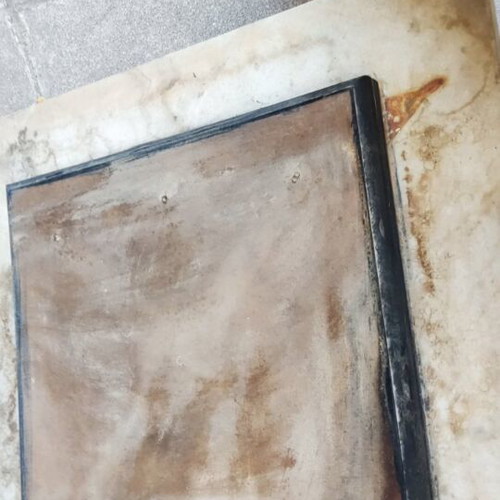 Marble table surface used, 65.5×65.5 cm