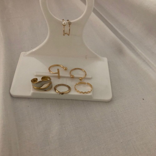 Rings new gold color for hand and foot