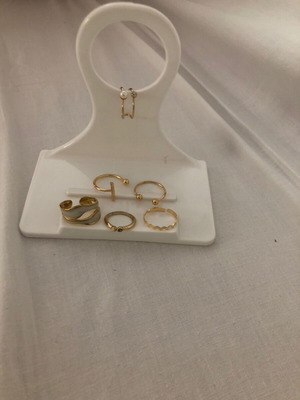 Rings new gold color for hand and foot