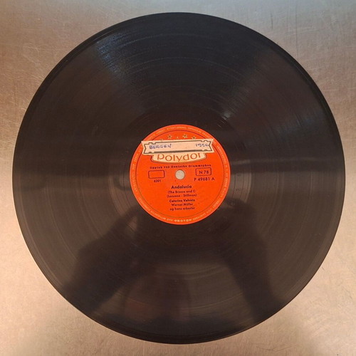 Caterina Valente 78 RPM Gramophone Record used Polydor