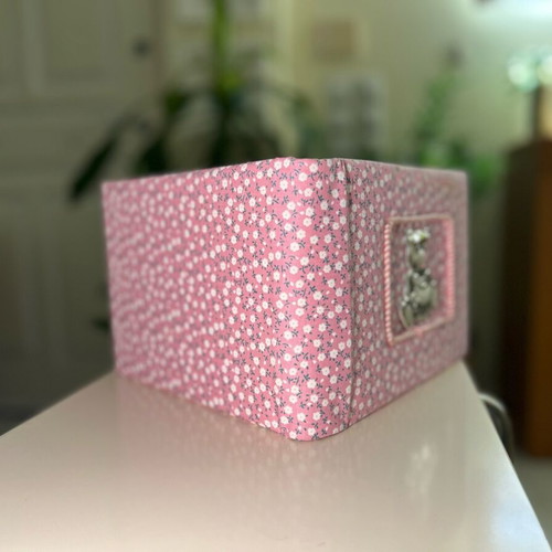Photo Album with Embossed Metal Bear New