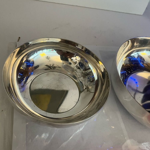 Christofle two bowls from 1960-70 used, 14cm and 12cm