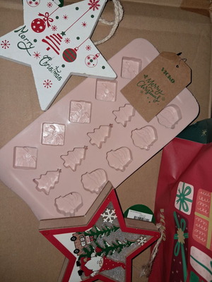 Vicko Christmas wooden ornaments and silicone mold new