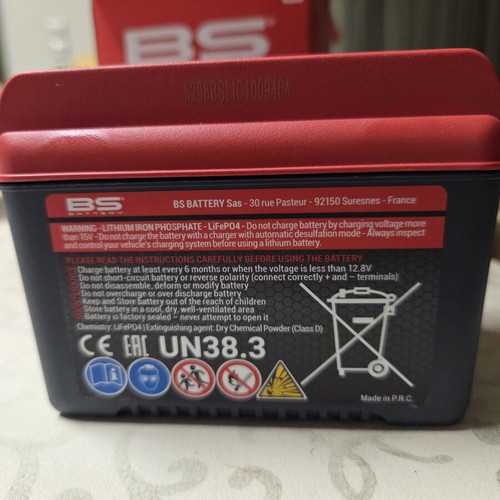 BS Lithium Battery BSli-02 Max new in box