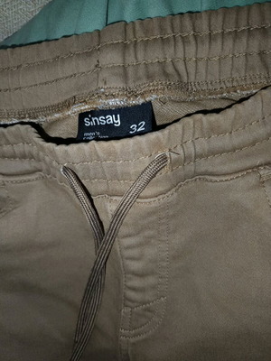 Sinsay men's beige pants like new, size 32