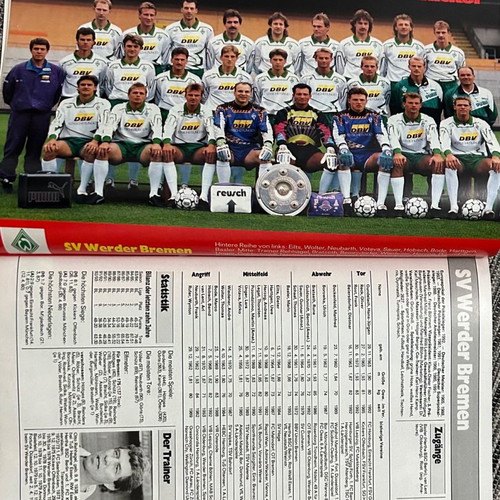 KICKER Annual Almanac 1993-1994 with Bundesliga and 2.Bundesliga