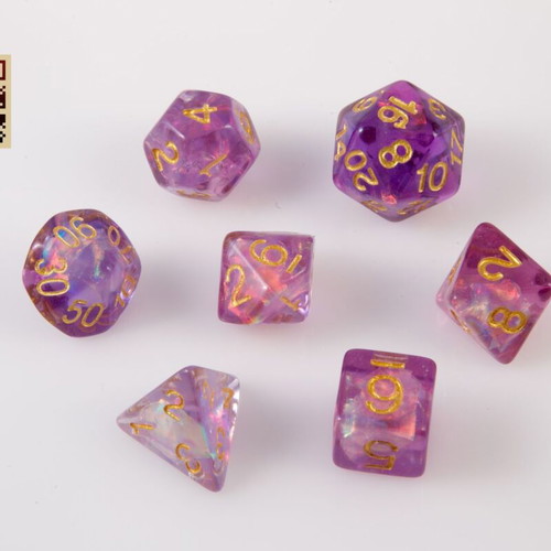 Dungeons & Dragons Dice Set with Pouch new