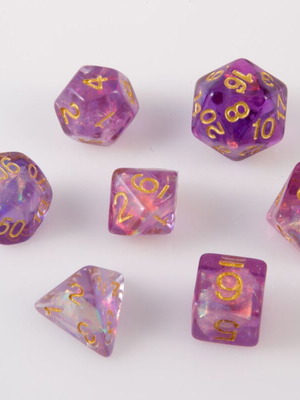 Dungeons & Dragons Dice Set with Pouch new