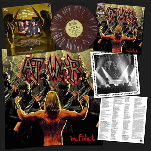 At War Infidel 2024 limited edition coloured vinyl LP new with poster