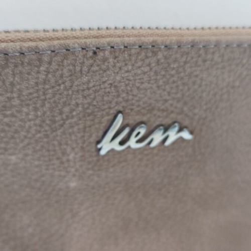 Kem leather shoulder bag, brown