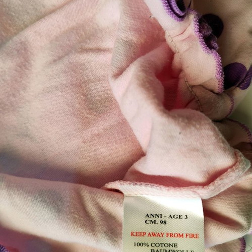 Disney nightgown used, long-sleeve, 100% cotton, for 3-year-old girl 98 cm