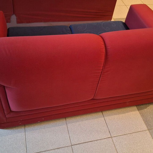Two-Seater Sofa like new, classic style, fabric, 150x80 cm