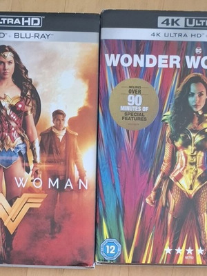 Wonder Woman 4K Ultra HD and Blu-ray set like new, with subtitles