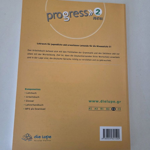 Progress 2 Neu Workbook new, German language